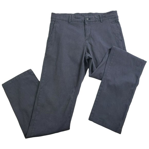 Calvin Klein Other - Calvin Klein Mens Gray Slim Fit Stretch Chino Pants Size 29X32 Flat Front Casual